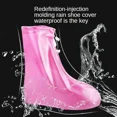 thumbnail image 4 of Shoes Cover Rain Waterproof Quality Thick Shoes Protectors Rain Boots PVC Non-Slip Rainy Shoe Cover Adult Kids Water proof shoes, 4 of 9