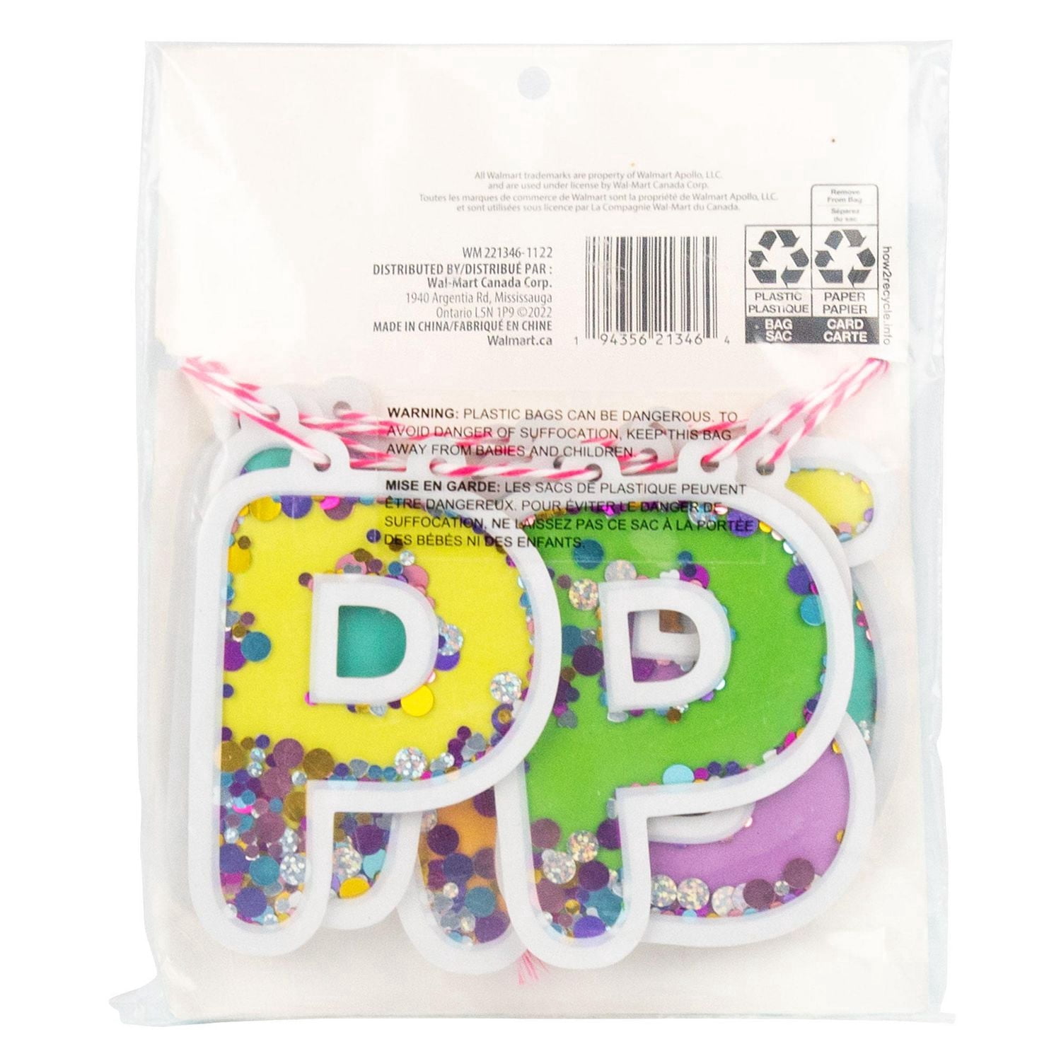Do-It-Yourself Circular Banner Kit, Way to Celebrate