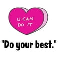 thumbnail image 2 of Do Your Best Heart U Can Do It Lips Hello Gorgeous Kind Smart Brave Enough Beautiful Crown Prince Unicorns Sweet Dreams Decorating Wall Decal Sticker Girls Rule - Size: 40 In X 32 In, 2 of 5