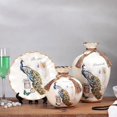 thumbnail image 1 of de 3 jarrones de cerámica decorativos clásicos chinos, decoración de pavo , licencia oscilante, jarrón de cerámica precioso, jarrón floral para perfecl floreros decorativos, 1 of 7