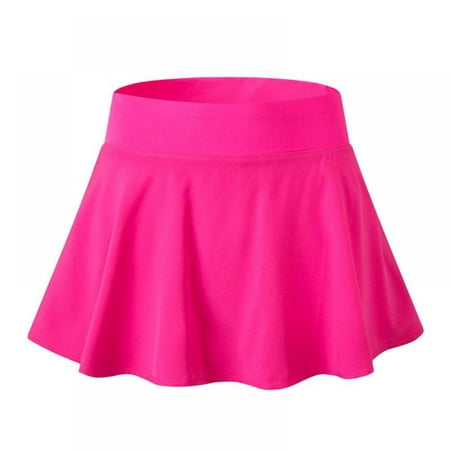 Women Quick Dry Tennis Sport Skirt High Waist Flared Pleated Short/Mini ...