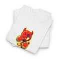 thumbnail image 3 of Boxer Devil Boy World Industries Skateboard 2000s Vintage Rare T Shirt Print - White / L, 3 of 5