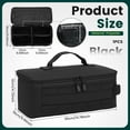 thumbnail image 2 of Grusce First Aid Bag, Zippered Medicine Storage Bag, Pill Bottle Organizer with Inner Dividers, Emergency Trauma Kit Organizer Bag for Campervan, Taxi, Private Car, Boat, Patrol Vehicle, 2 of 9