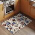 thumbnail image 2 of Bathroom Rugs 2x3 Ft, Spring Flowers Non Slip Area Rugs for Kitchen Bedroom Entryway, Farmhouse Botanical Seasonal Floral Herbs Washable Carpet Runner Rug Floor Mats for Bedroom Home Decor, 2 of 8