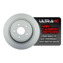 UltraHC Coated High Carbon Brake Rotor, Rear UR007387, Ford Edge 2021-2015