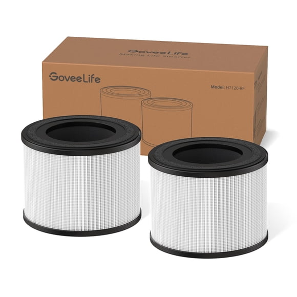 GoveeLife Air-Purifier Replacement Accessories only for H7120101, 2 Pack, H11 HEPA