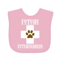 Inktastic Vet Future Veterinarian Childs Boys or Girls Baby Bib