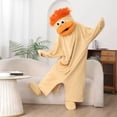 thumbnail image 3 of Evdexr Funny Fancy Dress Onesie Pajamas, Oversized Fleece Jumpsuit, Cozy Plush One Piece Sleepwear, Warm Lounge Animal Onesie Costume Yellow L, 3 of 3