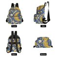 thumbnail image 2 of JIALIOU Mini Backpack Purse for Women Quilted Casual Daypack Small Travel Shoulder Bag, Vintage Celestial Tarot, 2 of 7