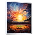 thumbnail image 2 of Designart "In Spotlight Sport Stadium wall art IX" Cityscapes Floater Framed Canvas Art Print, 2 of 7