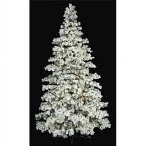 10 ft. EZ Plug Flocked Tree