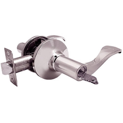 Constructor Studio PRELUDE Entry Door Lever Handle Lock Set Satin Nickel Finish