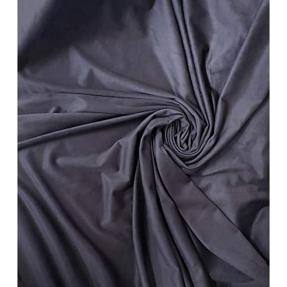 100% Polyester Light Weight Very Soft Suede Fabric by The Yard (Dark Navy)