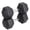 specs: 90 lb set (2*45), variant on Rubber/PVC Coated Hex Dumbbell Set, Cast Iron Fixed Weights - Anti-Roll Heads, Non-Slip Knurled Grip - Home Gym Strength Training for Men & Women - 80 lbs pack (2*40)