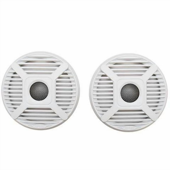 ASA Electronics Boat Speaker Grille RG65HW | 6 1/2 Inch White (Pair)