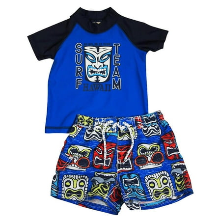 

Osh Kosh B gosh - Little Boys 2 Piece SPF 50 Swimsuit Set 35846-4T (BLUE)