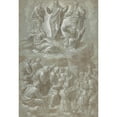 thumbnail image 2 of Biagio Pupini 11x14 Gold Ornate Wood Frame and Double Matted Museum Art Print Titled - The Transfiguration, After Raphael (1511-51), 2 of 4