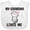 AA-White, variant on Inktastic My Grandma Loves Me Girls Kitty Girls Baby Bib