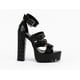 thumbnail image 1 of Zapatilla Sandalia de plataforma Casual para Dama Hanna MX  Suzette Black, 1 of 2