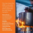 thumbnail image 4 of Solo Stove Pot 4000 Stainless Steel Camping Pot for Outdoor Campfire Great Cookware Equipment for Backpacking Kitchen Bushcraft Survival Gear and Cooking, 4 of 5