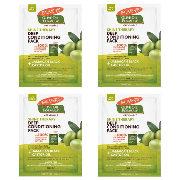 Palmers Olive Oil Formula Deep Hair Conditioner With Vitamin E 2.1 Oz, 4 Pack