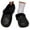 Black - Fleece Lined, variant on Unisex Lined Clogs Line Garden Slippers House Home Winter Clogs Shoes Work Shoes Kitchen Shoes (Black - Lined,6)