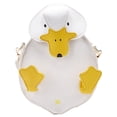 thumbnail image 4 of Bolso bandolera pequeño de piel sintética con diseño de pato, bolso de hombro con diseño de pato y dibujos animados, bolso de almacenamiento con diseño de pato., 4 of 6