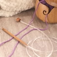 thumbnail image 2 of JubileeYarn Bamboo Tunisian Afghan Circular Crochet Hook - 7mm, 2 of 6