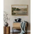 thumbnail image 5 of Drsoum Vintage 16x24in Brown Framed Landscape Mountain River Prints Modern Decor, 5 of 7