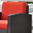 thumbnail image 2 of International Caravan Barcelona Patio Chair in Black and Spice, 2 of 3