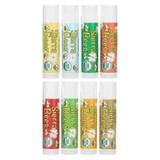 Organic Lip Balm by Sierra Bees - Moisturizing Balm for Chapped Lips - Featuring Sustainably Sourced Beeswax, Olive Oil, Sunflower Oil,  & Vitamin E - Cruelty Free, Non-GMO - Variety 8 Pack