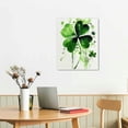 thumbnail image 3 of Acheng Watercolor St Patrick's Day Wall Art Canvas Prints Decorative Saint Patrick's Day Poster Aesthetic Picture Decor Painting Art for Home Room Livingroom Bedroom  pattern2, 3 of 5