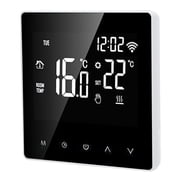 NFTIGB Smart WIFI LCD Thermostat Water Floor Heating Wall Boiler Electric Floor Heating Thermostat for Tuya AC230V White Background White Button 16A (3.94 inches / 10.00 cm)[cite: 1]