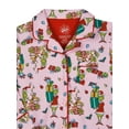 thumbnail image 2 of Grinch Girls Notch Collar Top and Sleep Pants Pajama Set, 2-Piece, Size L, 2 of 3