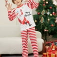 thumbnail image 4 of Hotiary Santa Claus Pattern Casual Home Clothing Christmas Long Sleeve and Pants Cotton Warm Family Pajamas, 4 of 8