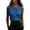 Blue, variant on U-Neck Spaghetti-Strap Tank Top, Women's Ice-Silk Satin Versatile Outerwear Top, Layering Base Layer for Blazers,Black,M