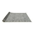 thumbnail image 2 of Ahgly Company Indoor Square Abstract Gray Modern Area Rugs, 7' Square, 2 of 4