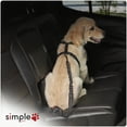 thumbnail image 2 of Simple Adjustable Pet Seat Belt, Black, Material - Nylon, Harness Type - Direct to Seatbelt Swivel Tether., 2 of 10