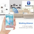 thumbnail image 3 of Traqueur Bluetooth, Détecteur d'Activité Intelligent Sans Fil Anti-Perte pour Animal de Compagnie Portefeuille Téléphone Localisateur de Clés Rappel de Bagage Détecteur GPS Alarme, 3 of 8