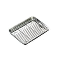 thumbnail image 3 of Baking Sheet Tray with Removable Rack Set Stainless Steel Cooling Pan for Oven, 3 of 11