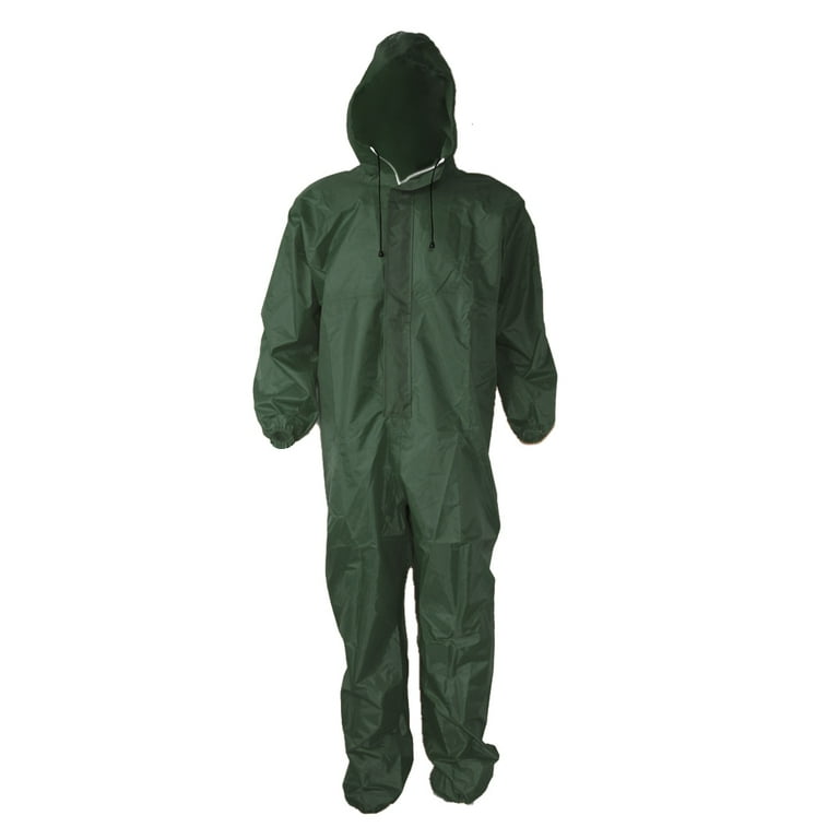 Conjoined Raincoat Coverall Hat Oil-Resistant Work Safety Cycling  Waterproof 