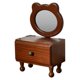 thumbnail image 3 of Espejo de sobremesa, espejo de maquillaje, elegante decoración de escritorio, retro, portátil. Panda, 3 of 9