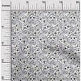 thumbnail image 2 of oneOone Silk Tabby White Fabric Kids Animal Craft Projects Decor Fabric Printed By The Yard 42 Inch Wide, 2 of 4