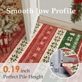 thumbnail image 6 of BERTHMEER 2'x3' Small Christmas Area Rugs for Entryway Bathroom Christmas Rugs for Bedroom Kitchen Dorm Holiday Decor for Entrance Non Slip Washable Red and Green Indoor Carpets, 6 of 6