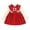 Red, variant on Zwiiyzr Princess Dresses for Girls Velvet with Bow Collar Long Sleeve Dress Tiered Ruffle Tunic Shirt Dress Suitable for 6-12 Months Red