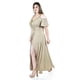 thumbnail image 2 of Maxi vestido con strech Roman Fashion /Tallas Extras, 4098 (Cafe) cafe 42, 2 of 6