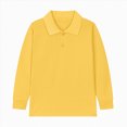 thumbnail image 5 of 7-8T Little Kids Classic Dress Shirts for Boys Formal Long Sleeve Button Up Solid Color Classic Oxford Shirt for Kids Loose Cute Spring Fall Daily Wear for 18M-12T, 5 of 8