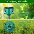 thumbnail image 3 of Paddsun Ultrasonic Solar Animal Repeller, 2 Pack Outdoor Waterproof Animal Repellent Deterrent for Raccoons, Rabbits, Squirrels, Deer, Dogs, Skunks, Foxes, 3 of 17