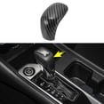 thumbnail image 1 of Cubierta de botón de palanca de cambios ABS Unique Bargains para Nissan Sentra Altima 2020-2024 para Versa Sedan 2020-2024 para Nissan Kicks 2018-2024 Negro fibra de carbono, 1 of 1