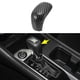 thumbnail image 1 of Cubierta de botón de palanca de cambios ABS Unique Bargains para Nissan Sentra Altima 2020-2024 para Versa Sedan 2020-2024 para Nissan Kicks 2018-2024 Negro fibra de carbono, 1 of 1